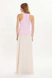 Débardeur en jersey de coton Doll pink vue portée de dos