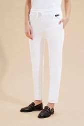 Women Sonia Rykiel logo Jogging Pants White details view 1