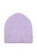 Bonnet mohair Femme Lilas vue de face