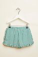 Gingham Girl Shorts Green back view