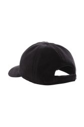 Velvet cap Black back view