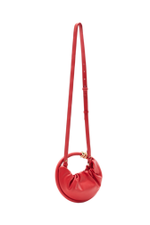 Domino Mini Leather Bag Red back view