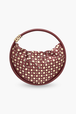 Sac Domino medium en cuir et studs Barolo vue de face