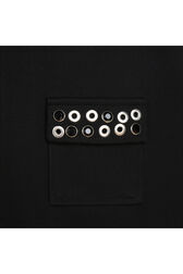 Milano Girl Short Sleeves Dress Black details view 1