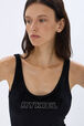 Velvet bodysuit Black details view 2