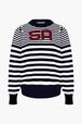 Pull marinière SR Navy vue de face