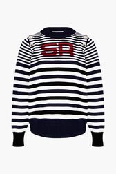 Pull marinière SR Navy vue de face