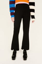 Pantalon maille milano femme Noir vue de détail 1