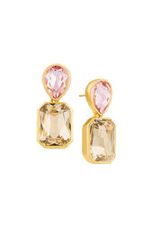Earrings Superchromatic Peridot Pink front view