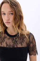 Robe en dentelle Noir vue de détail 2
