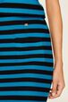 Women Poor Boy Striped Wool Maxi Skirt Striped black/pruss.blue details view 2