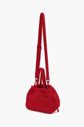 Women Mini Velvet Bag Red details view 2