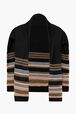 Lapis Striped Demi-Pull Multico crea front view