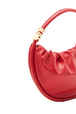 Sac domino medium en cuir Rouge vue de détail 1