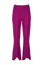 Pantalon maille milano femme Fuchsia vue de face