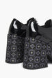 Black Vinyl Lace Shoes Black details view 1