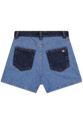 Short fille denim Brut vue de dos