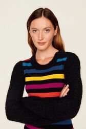 Women Jane Birkin Striped Midi Dress Multico striped rf details view 2
