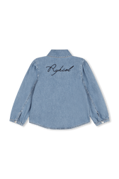Chemise denim Bleu vue de dos