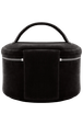 Velvet vanity case Black back view