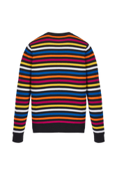 Pull iconique rayé multicolore femme Multico raye iconique vue de dos