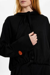 Bomber fluide viscose femme Noir vue de détail 2