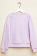 Sweat fille logo Sonia Rykiel Lilas vue de dos