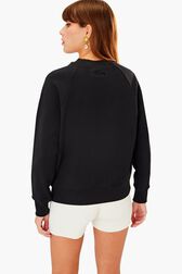 Sweatshirt crop photos sonia rykiel Noir vue portée de dos