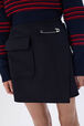 Reversable wrap skirt Navy details view 2