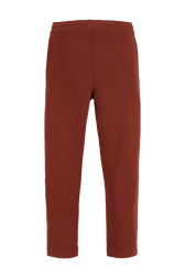 Women Cotton Jersey Jogging Chocolate back view