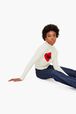 Sonia Rykiel Heart Turtleneck White details view 2