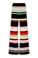 Pantalon à jambes larges femme Noir vue de face