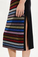 Robe longue en jersey Multico raye crea vue de détail 1