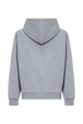Sweat à capuche à manches longues Gris vue de dos