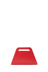 Sac trapèze "Mon Sac Rykiel"  en faux cuir végan Rouge vue de face