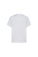 Short-sleeved T-shirt White back view