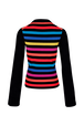 Women Jane Birkin Sweater Multico striped rf back view