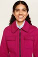 Denim Fushia Jacket Fuchsia details view 1