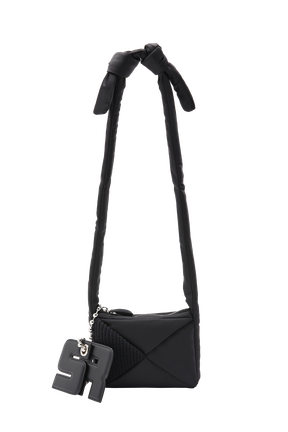 Sac caméra Demi-Pull mini en nylon Noir vue de face
