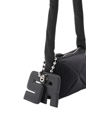 Camera Demi-Pull mini nylon bag Black details view 1