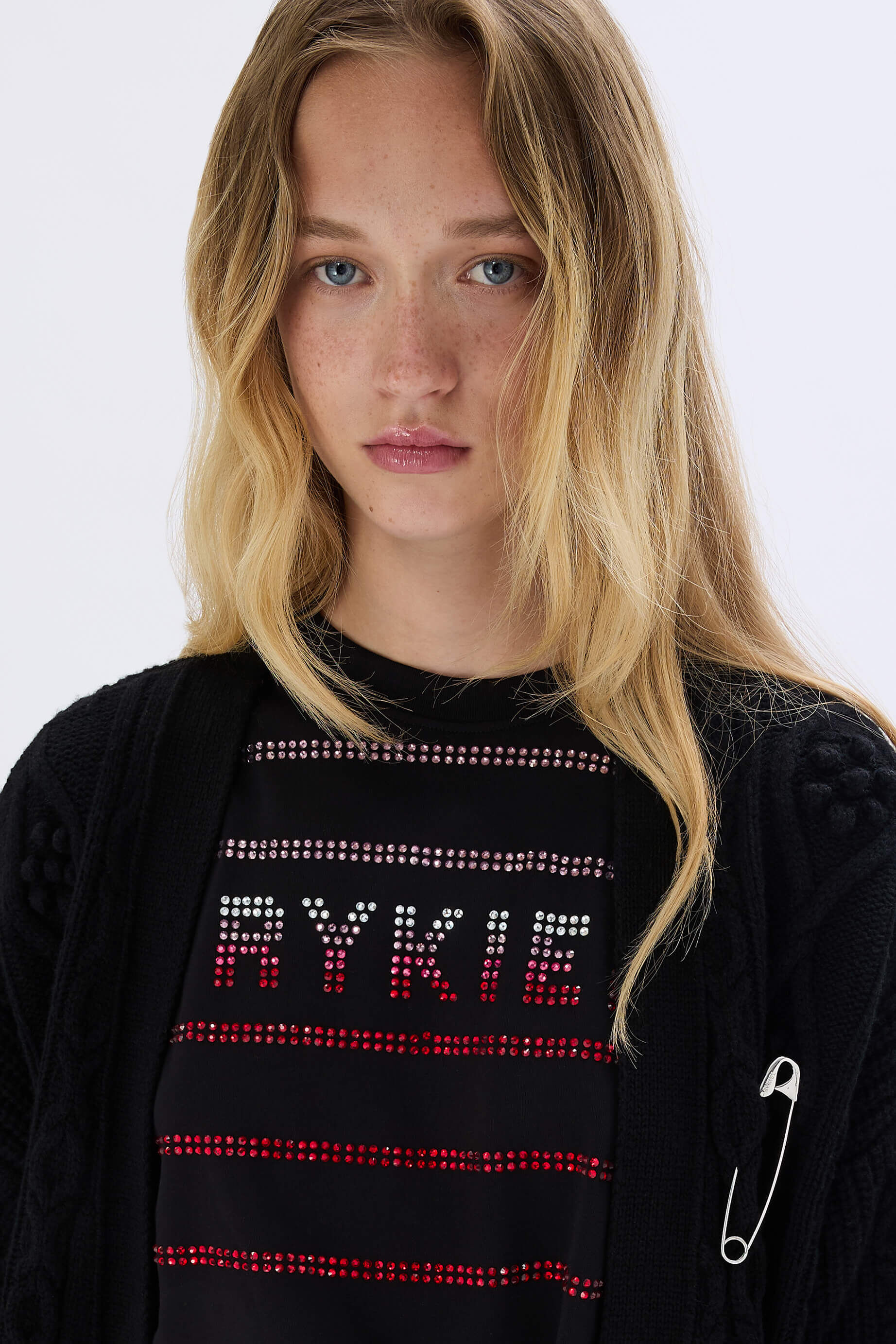 Long cable-knit woolen cardigan| Sonia Rykiel