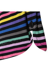 Short fille interlock rayé Multico vue de détail 3