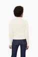 Sonia Rykiel Heart Turtleneck White back worn view
