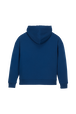 Women Signature Multicolor Hoodie Prussian blue back view