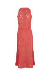 Robe en maille à col rond sans manches Lipstick vue de dos