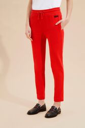 Women Sonia Rykiel logo Jogging Pants Red details view 1