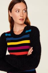 Women Jane Birkin Striped Midi Dress Multico striped rf details view 4