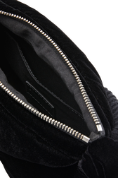 Sac caméra Demi-Pull mini en velours Noir vue de détail 2