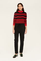Women Cotton Jersey Jogging Black details view 1