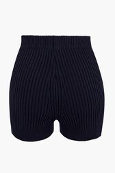 Short en laine SR Noir vue de dos